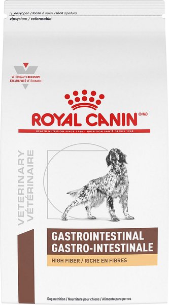Royal Canin Veterinary Diet Adult Gastrointestinal High Fiber Dry Dog Food, 17.6-lb bag slide 1 of 10