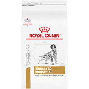 Royal Canin Veterinary Diet Adult Urinary SO Moderate Calorie Dry Dog Food, 7.7-lb bag