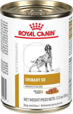 Royal Canin Veterinary Diet Urinary SO Moderate Calorie Thin Slices in Gravy Canned Dog Food, slide 1 of 1