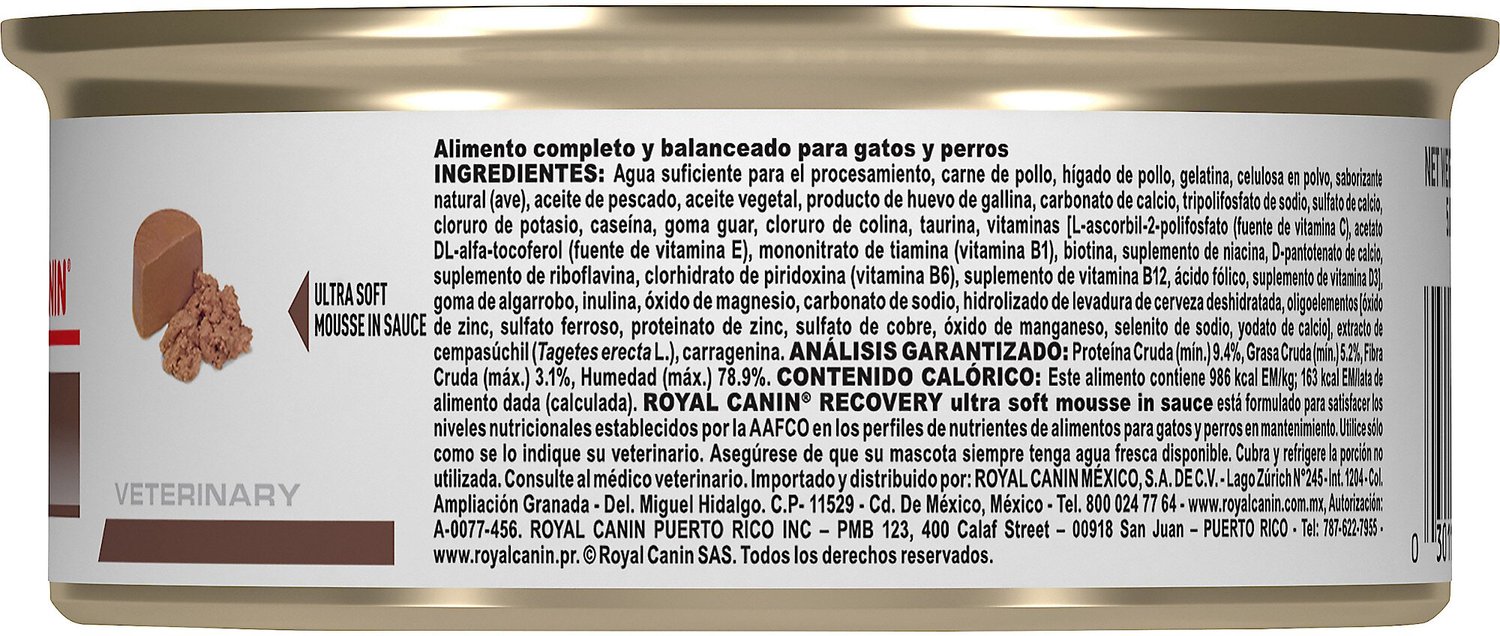 royal canin recovery rs cat food