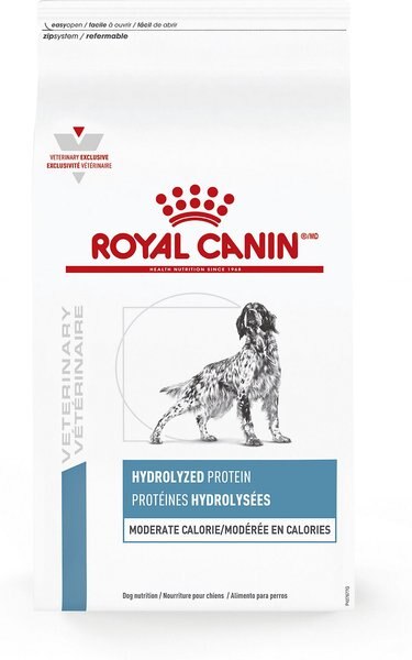 Royal Canin Veterinary Diet Adult Hydrolyzed Protein Moderate Calorie Dry Dog Food, 7.7-lb bag slide 1 of 9