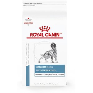 Royal Canin Veterinary Diet Adult Hydrolyzed Protein Moderate Calorie Dry Dog Food, 7.7-lb bag
