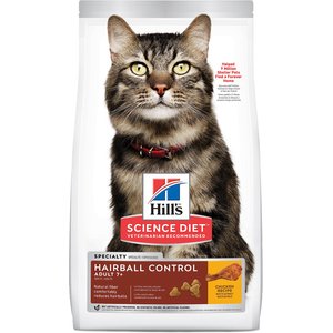 Hill's Science Diet Adult 7+ Hairball Control Dry Cat Food, 3.5-lb bag