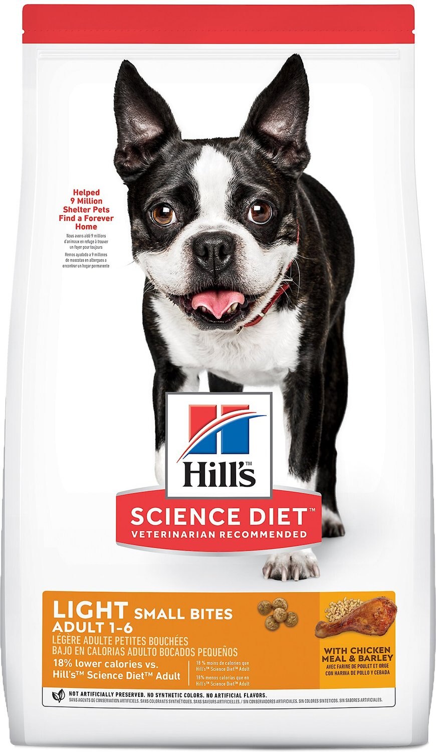 HILL�S SCIENCE DIET Adult Light Small Bites With Chicken Meal &amp; Barley