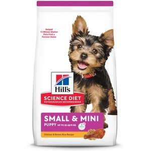 Hill's Science Diet Puppy Small Paws Chicken Meal, Barley & Brown Rice Dry Dog Food, 4.5-lb bag