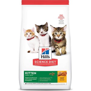 Hill's Science Diet Kitten Healthy Development Chicken Recipe Dry Cat Food, 3.5-lb bag