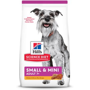 Hill's Science Diet Adult 7+ Small & Toy Breed Dry Dog Food, 4.5-lb bag