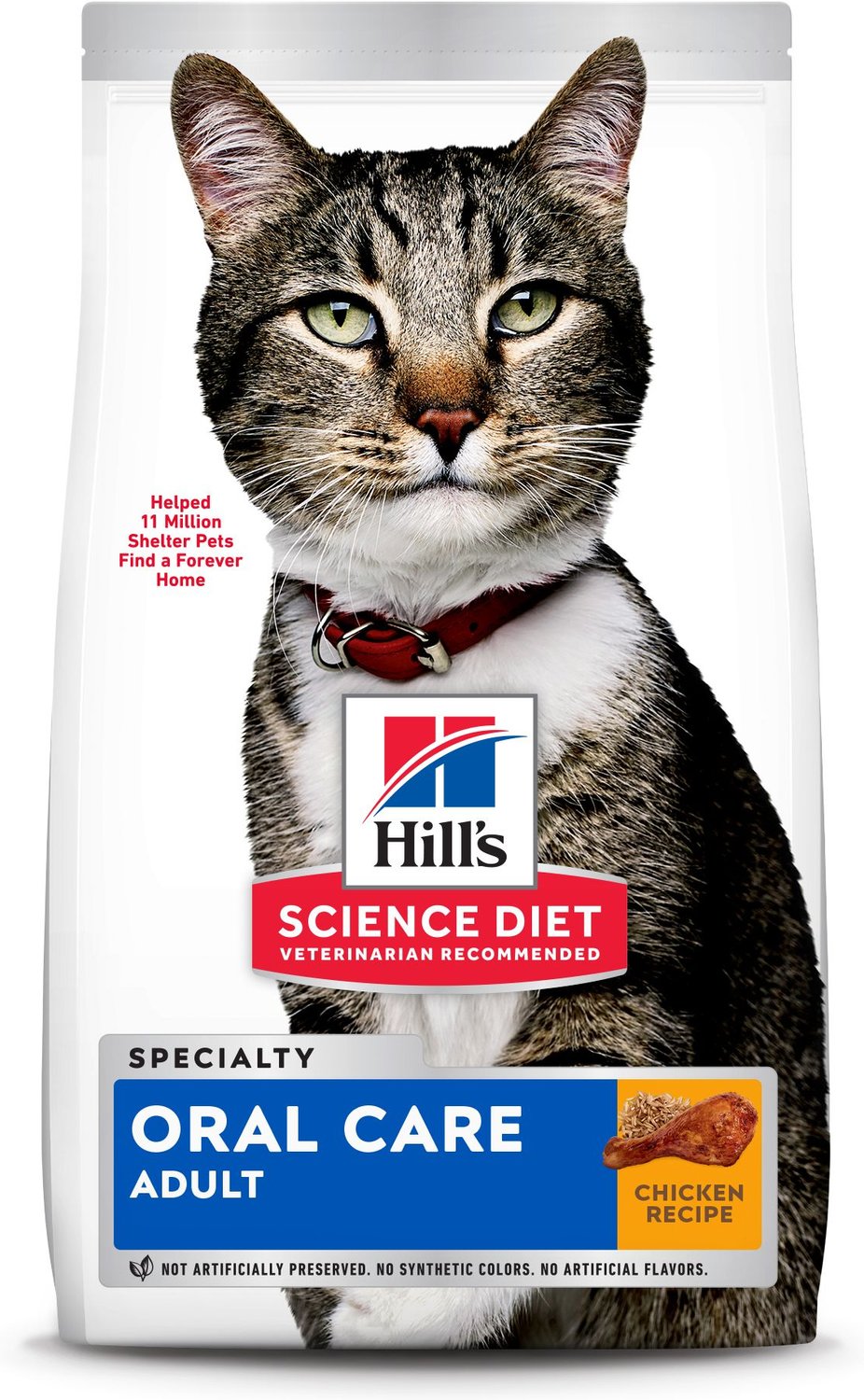 hill's science diet oral care cat food