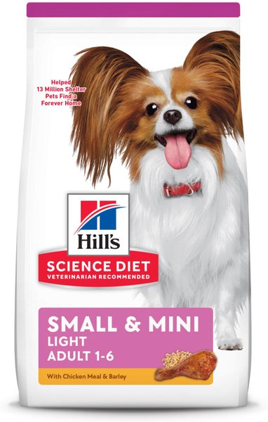 Hill's Science Diet Adult Small Paws Light Dry Dog Food, 4.5-lb bag slide 1 of 10