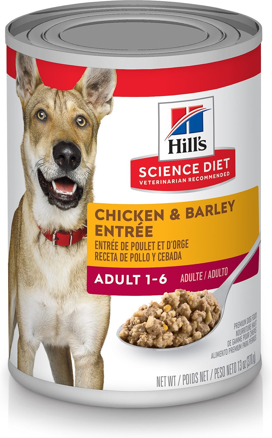 Hill's Science Diet Adult Chicken & Barley Entree Canned ...