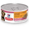 Hill's Science Diet Adult Small Paws Chicken & Barley Entree Canned Dog Food, 5.8-oz, case of 24