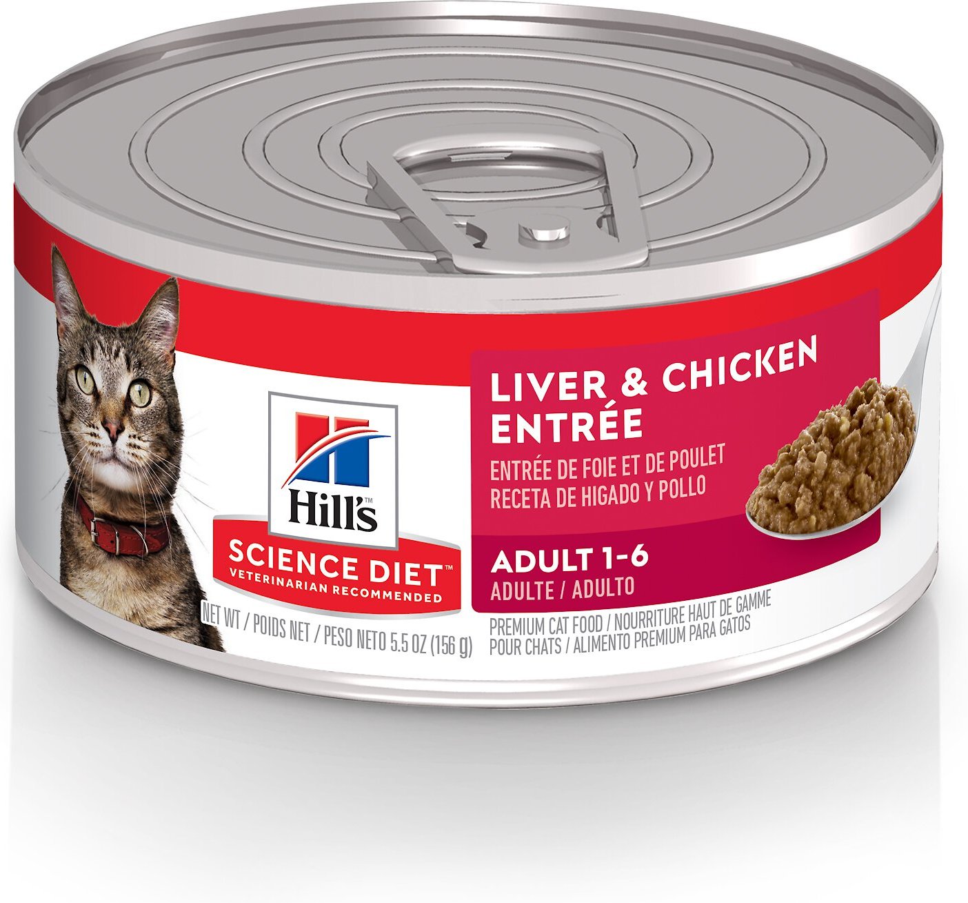 HILL'S SCIENCE DIET Adult Liver & Chicken Entree Canned Cat Food, 5.5