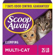 Scoop Away Multi-Cat Meadow Fresh Scented Clumping Clay Cat Litter, 25-lb box