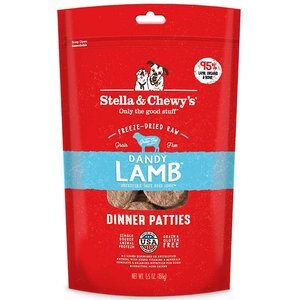 Stella & Chewy's Dandy Lamb Dinner Patties Freeze-Dried Raw Dog Food, 5.5-oz bag