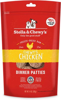 Stella & Chewy's Chewy's Chicken Dinner Patties Freeze-Dried Raw Dog Food