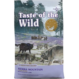 Taste of the Wild Sierra Mountain Grain-Free Dry Dog Food, 5-lb bag