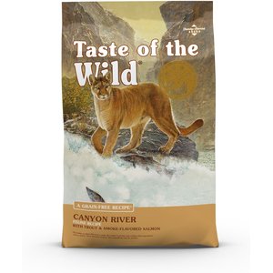 Taste of the Wild Canyon River Grain-Free Dry Cat Food, 5-lb bag