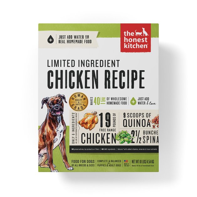 7. The Honest Kitchen Grain-Free Chicken Recipe Dehydrated Dog Food