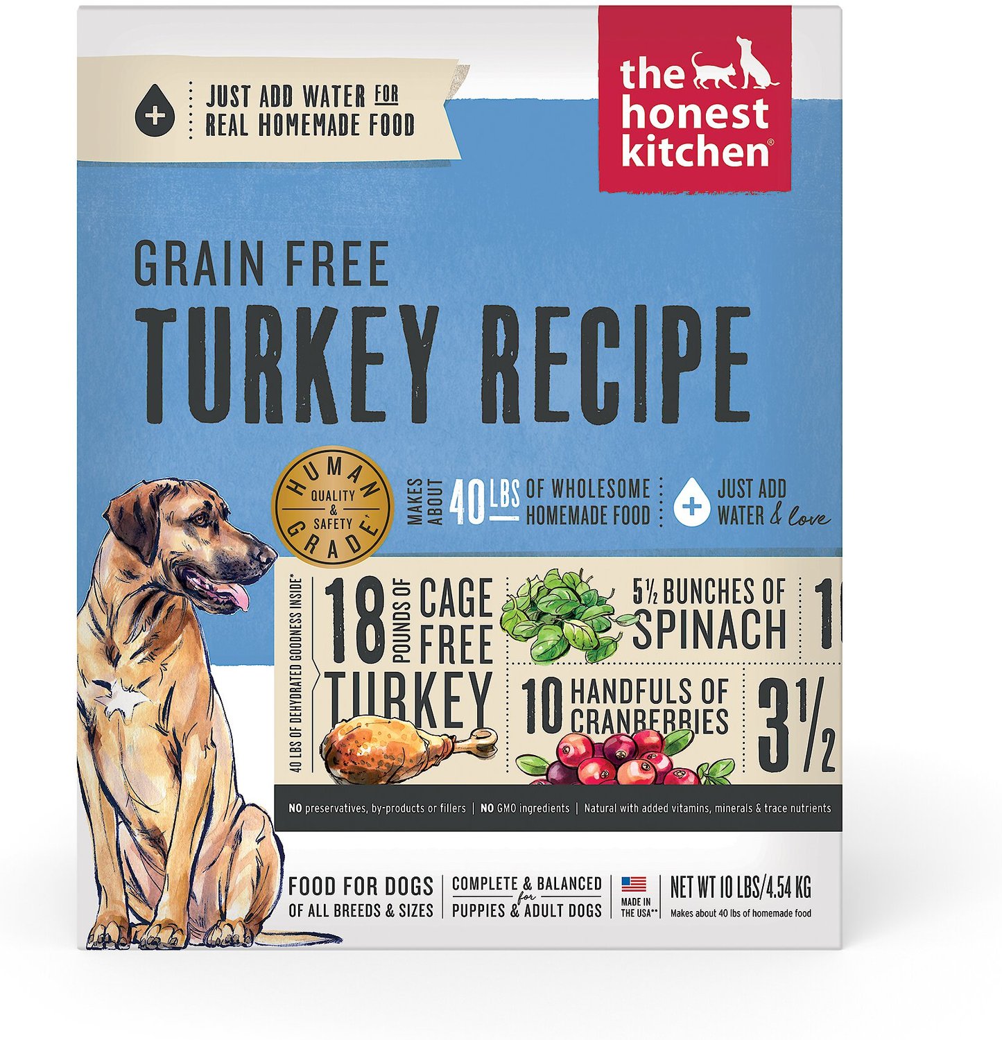 The Honest Kitchen Turkey Recipe Grain-Free
