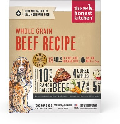 The Honest Kitchen Whole Grain Beef Recipe Dehydrated Dog Food, slide 1 of 1