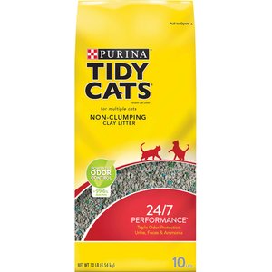 Tidy Cats 24/7 Performance Scented Non-Clumping Clay Cat Litter, 10-lb bag