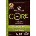 Wellness CORE Grain-Free Reduced Fat Turkey & Chicken Recipe Dry Dog Food, 12-lb bag