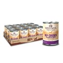 Wellness Ninety-Five Percent Chicken Grain-Free Canned Dog Food Topper, 13.2-oz, case of 12