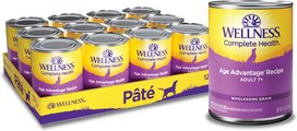 Wellness Complete Health Senior Formula Canned Dog Food, 12.5-oz, case of 12