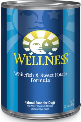 Wellness Complete Health Whitefish & Sweet Potato Formula Canned Dog Food, slide 1 of 1