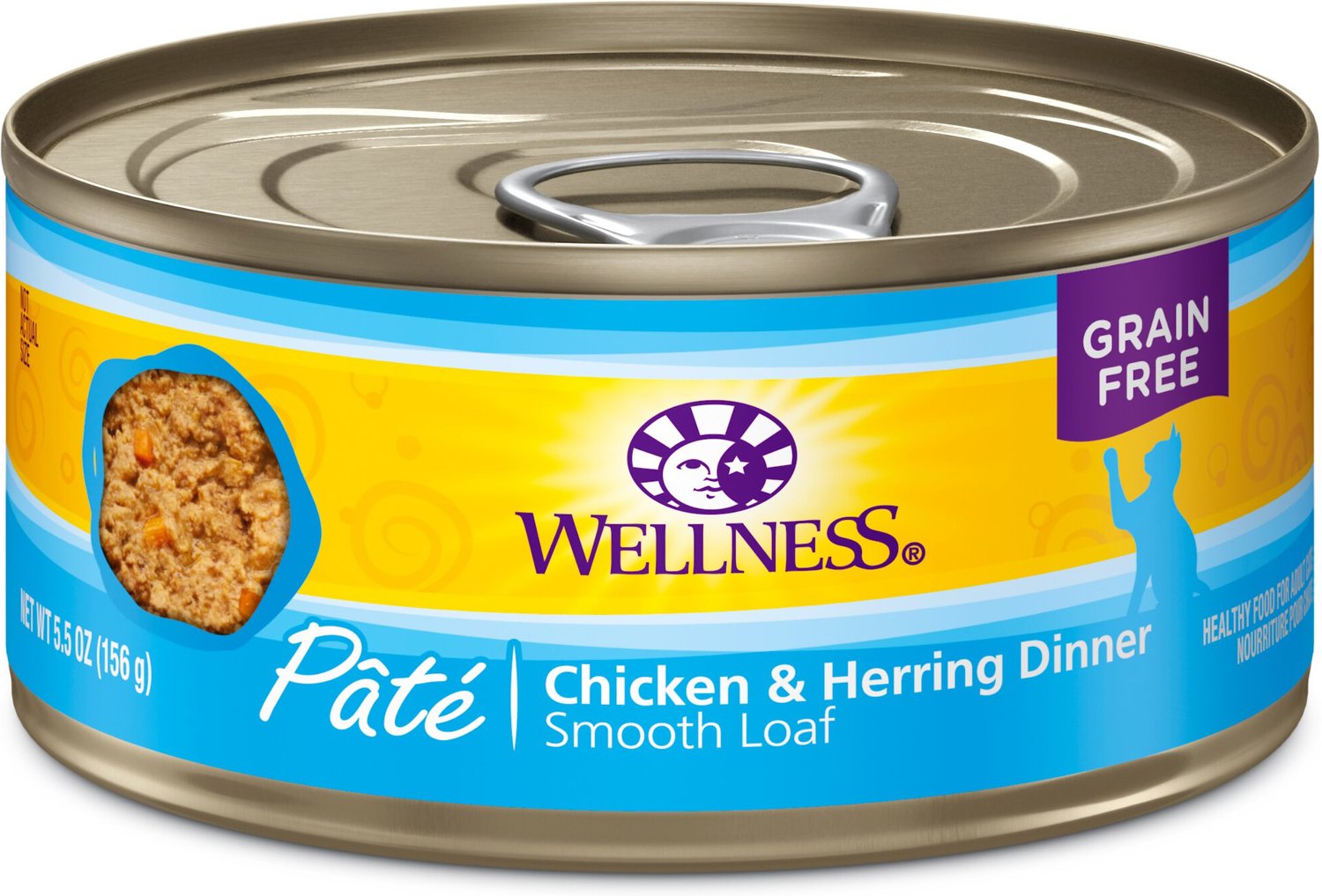 WELLNESS Complete Health Chicken & Herring Formula GrainFree Canned