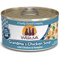 Weruva Grandma's Chicken Soup with Chicken & Pumpkin Grain-Free Canned Cat Food, 3-oz, case of 24