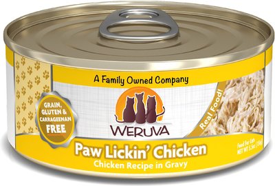 Weruva Paw Lickin' Chicken in Gravy Grain-Free Canned Cat Food, slide 1 of 1