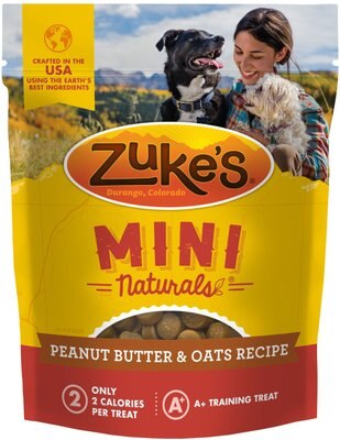 Zuke's Mini Naturals Peanut Butter & Oats Recipe Training Dog Treats, slide 1 of 1