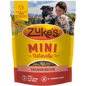 Zuke's Mini Naturals Salmon Recipe Training Dog Treats, 6-oz