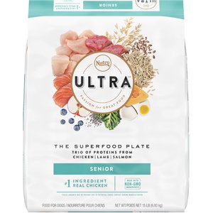 Nutro Ultra Senior Dry Dog Food, 15-lb bag