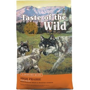 Taste of the Wild High Prairie Puppy Formula Grain-Free Dry Dog Food, 5-lb bag