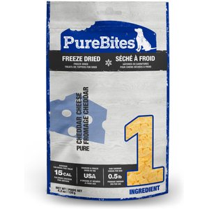 PureBites Cheddar Cheese Freeze-Dried Dog Treats, 4.2-oz bag