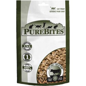 PureBites Beef Liver Freeze-Dried Raw Cat Treats, 0.85-oz bag