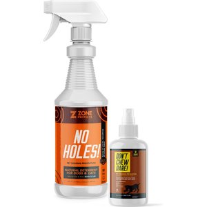 Zone Protects No Holes Deterrent Spray 32-oz bottle, 1 count & Zone Protects Don't Chewy Dare Deterrent Mist Spray, 4-oz bottle, 2 count
