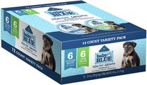Blue Buffalo Baby Blue Natural Chicken, Lamb & Vegetable Recipe Variety Pack Puppy Wet Food, 3.5-oz cans, ca...