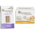 Applaws Puree Variety Pack Grain-Free Lickable Cat Treats + Chicken Selection in Broth Variety Pack Wet Food