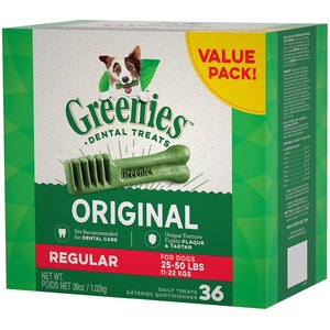 box of Greenies dental treats