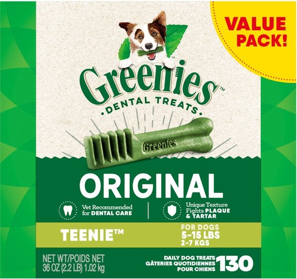 Greenies Teenie Dental Dog Treats, 130 count slide 1 of 9
