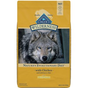 Blue Buffalo Wilderness Healthy Weight Chicken Recipe Grain-Free Dry Dog Food, 24-lb bag