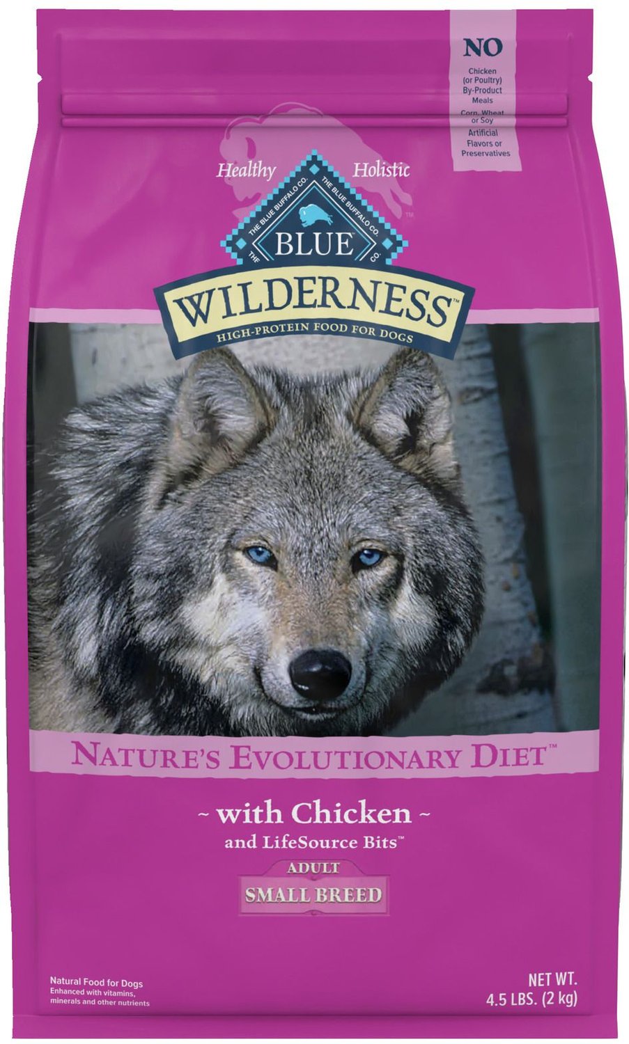 Blue Buffalo Wilderness Small Breed Chicken Recipe Grain-Free Dry Dog