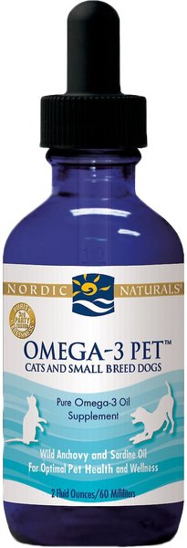 Nordic Naturals Omega-3 Pet Liquid Supplement for Cats & Small Dogs, 2-oz bottle slide 1 of 6
