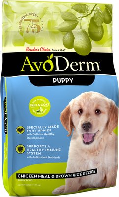 AvoDerm Natural Puppy Chicken Meal & Brown Rice Dry Dog Food, slide 1 of 1