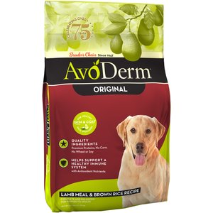 AvoDerm Original Lamb Meal & Brown Rice Recipe Adult Dry Dog Food, 26-lb bag