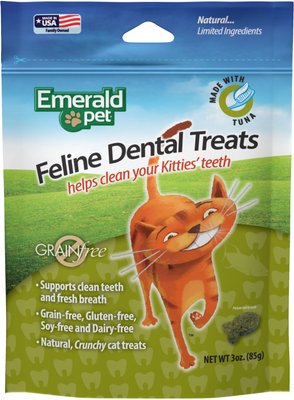 Emerald Pet Feline Dental Tuna Grain-Free Cat Treats, slide 1 of 1