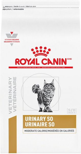 Royal Canin Veterinary Diet Adult Urinary SO Moderate Calorie Dry Cat Food, 6.6-lb bag slide 1 of 9